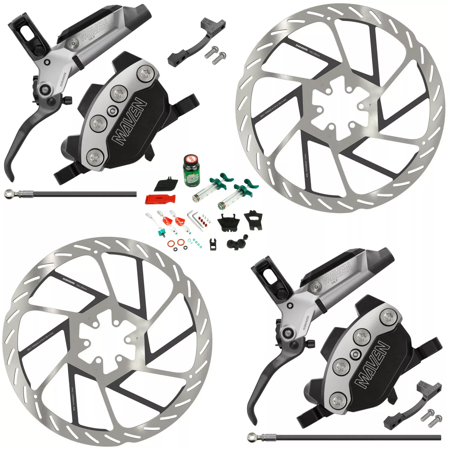 Maven Ultimate B1 Complete Brake Set Kit
