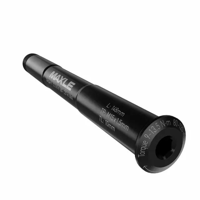 Maxle Stealth Front Thru Axle: 15x100, 125mm Length, Road