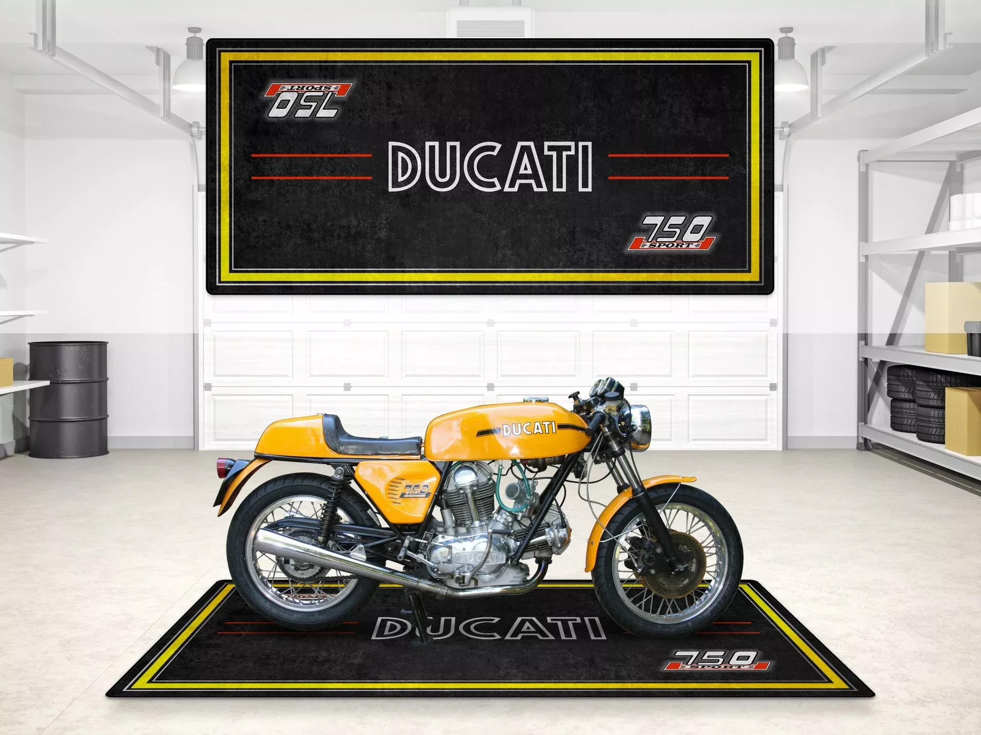 MPM Motorcycle Mat for Ducati Classic 750 Sport - MM7223