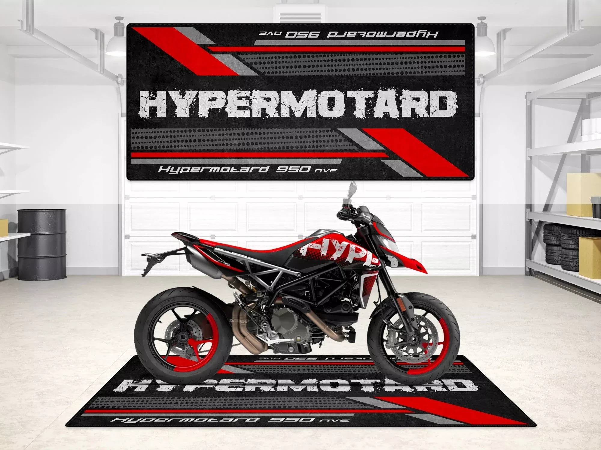 MPM Motorcycle Mat for Ducati Hypermotard 950 RVE - MM7179