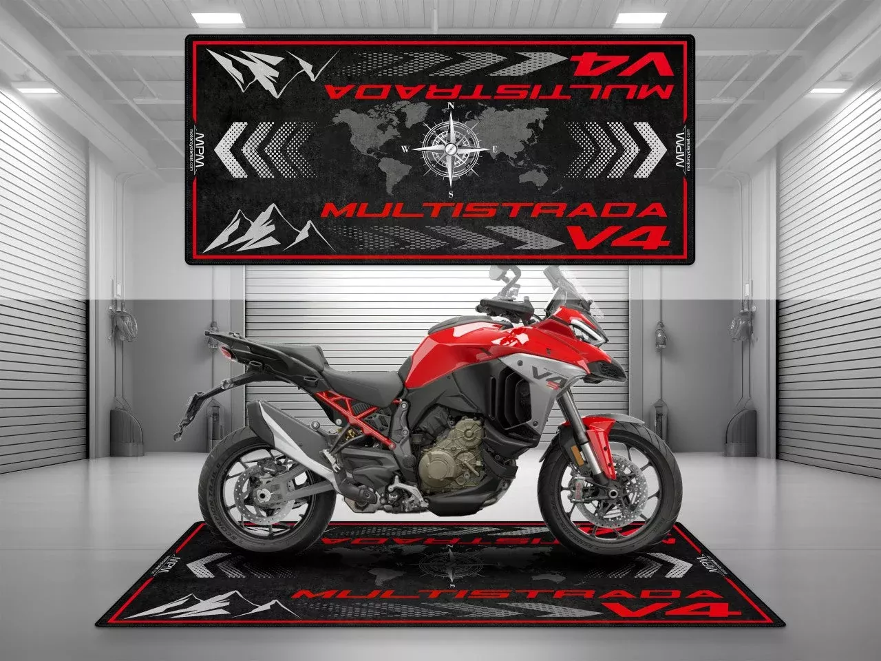 MPM Motorcycle Mat for Ducati Multistrada V4 - MM4109