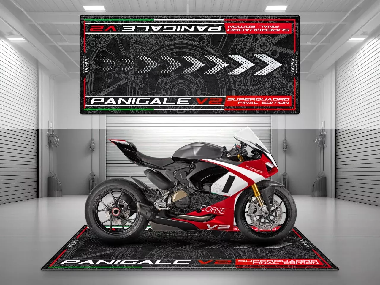 MPM Motorcycle Mat for Ducati Panigale V2 Superquadro Final Edition - MM4108