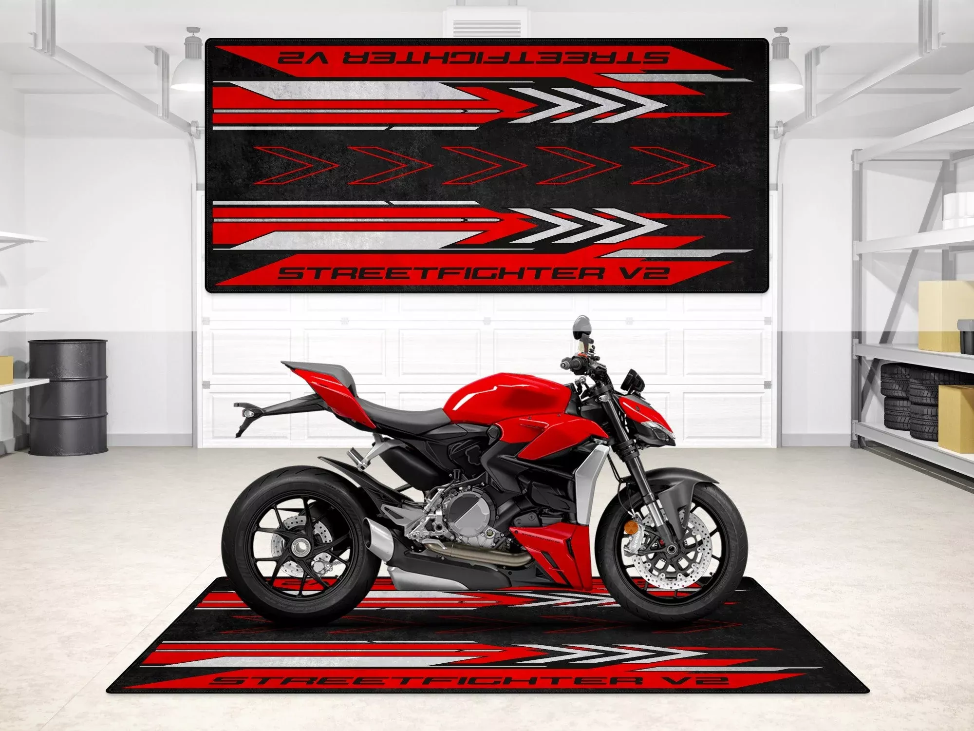 MPM Motorcycle Mat for Ducati Streetfighter V2 - MM7258