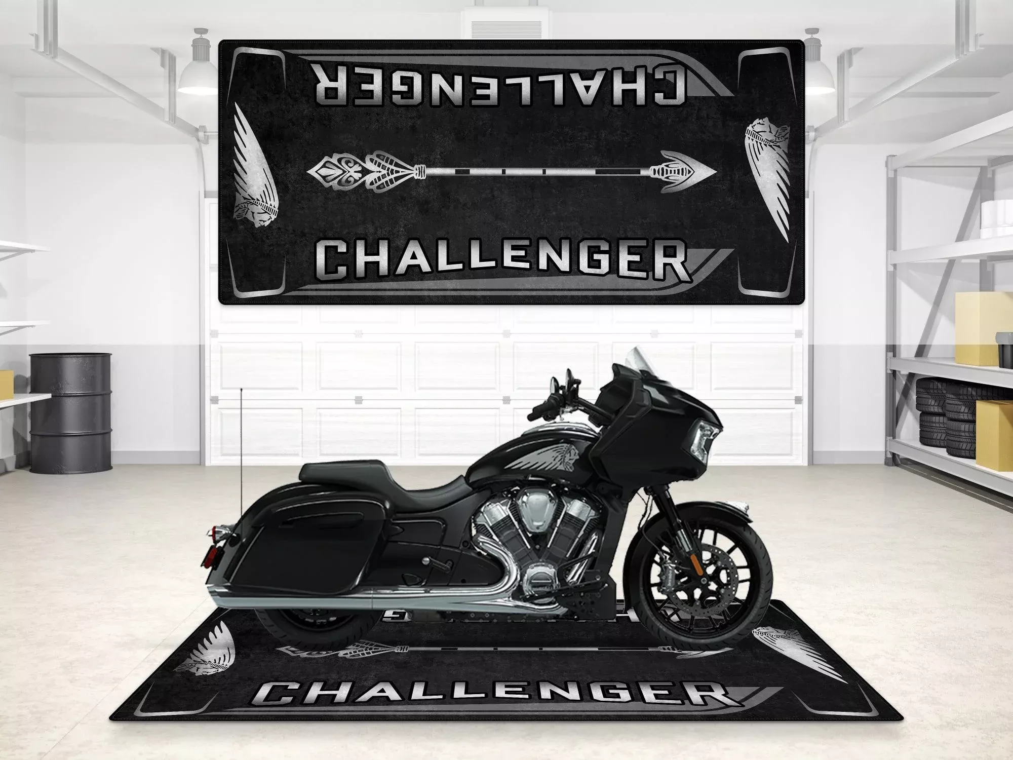 MPM Motorcycle Mat for Indian Challenger - MM7331