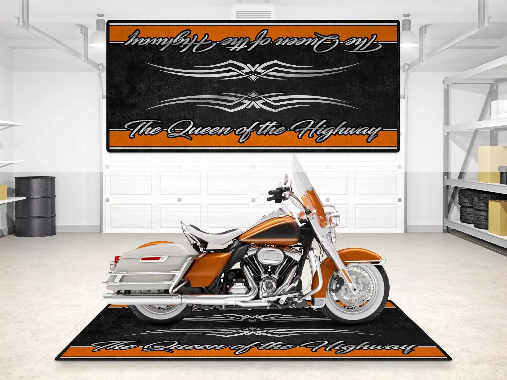 MPM Motorcycle Mat for Touring Motorcycle "The Queen of the Highway" - MM7299