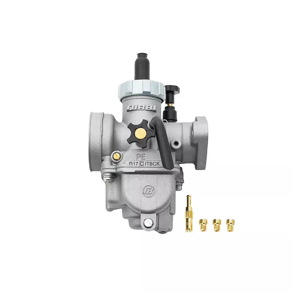 Nibbi PE17FL, Silver – 17mm Performance Carburetor