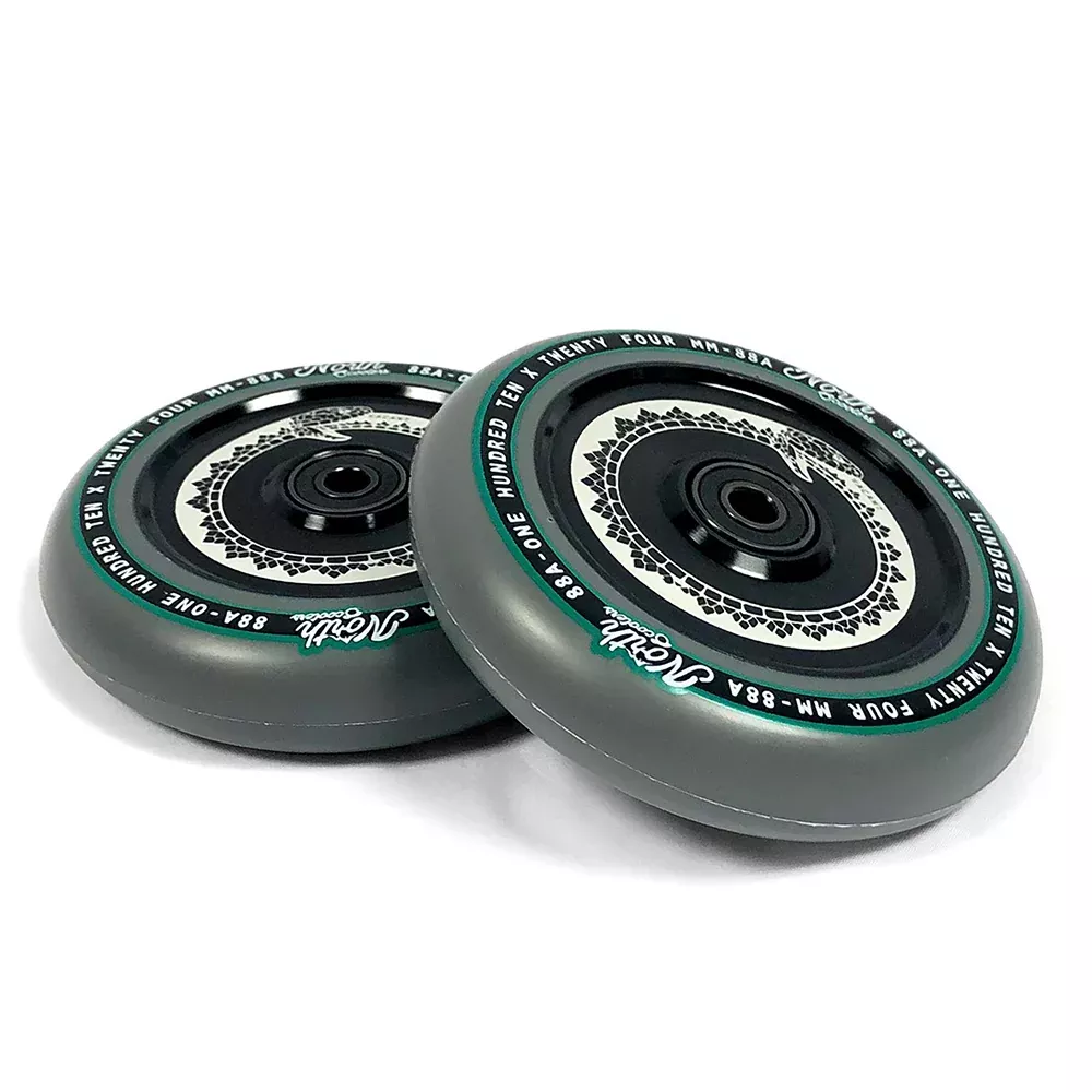 North Scooters Vacant 110mm Grey PU (PAIR) - Scooter Wheels