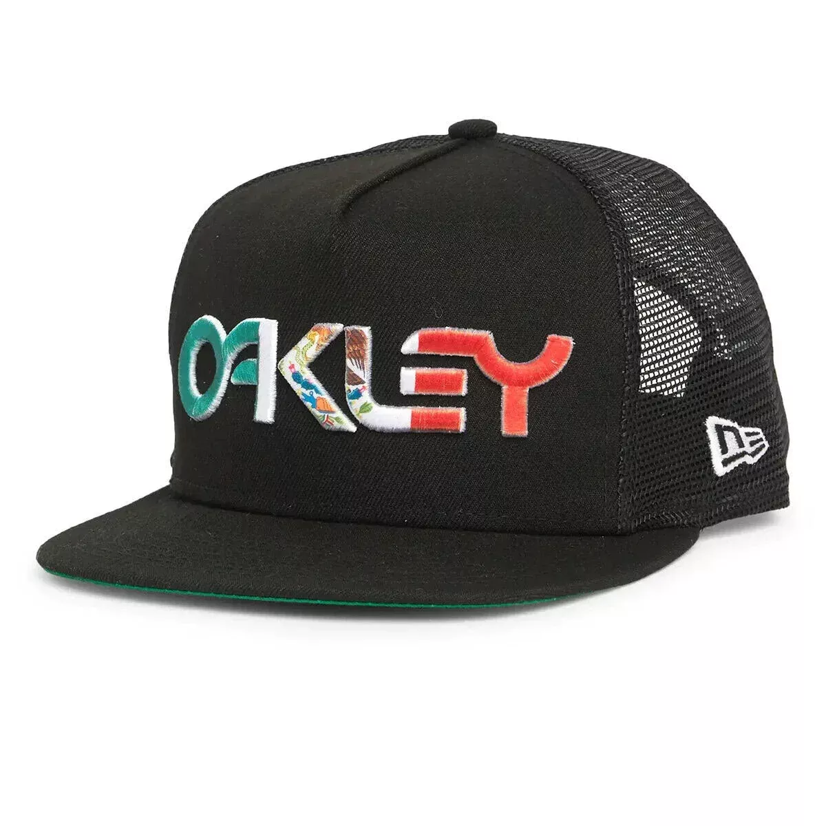 Oakley Sublimated Mexico Flag Snapback Hat