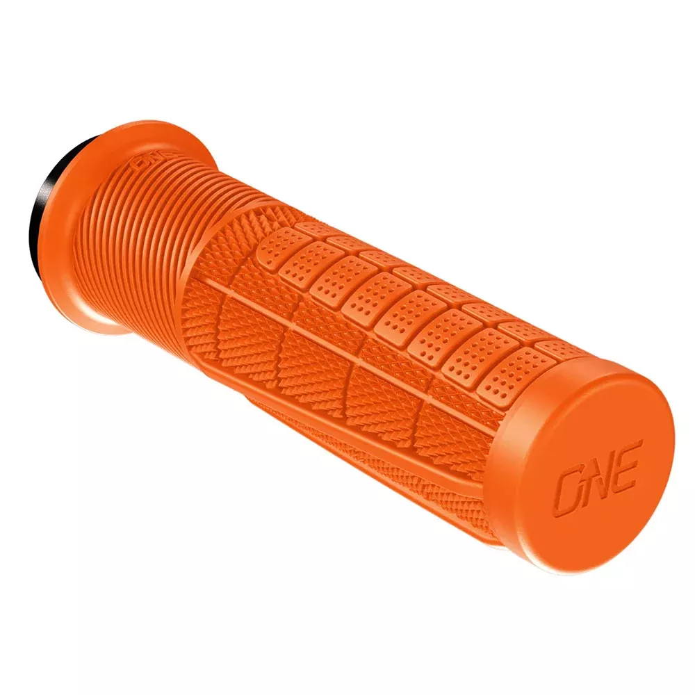 OneUp Components Thick Lock-On Grips Orange