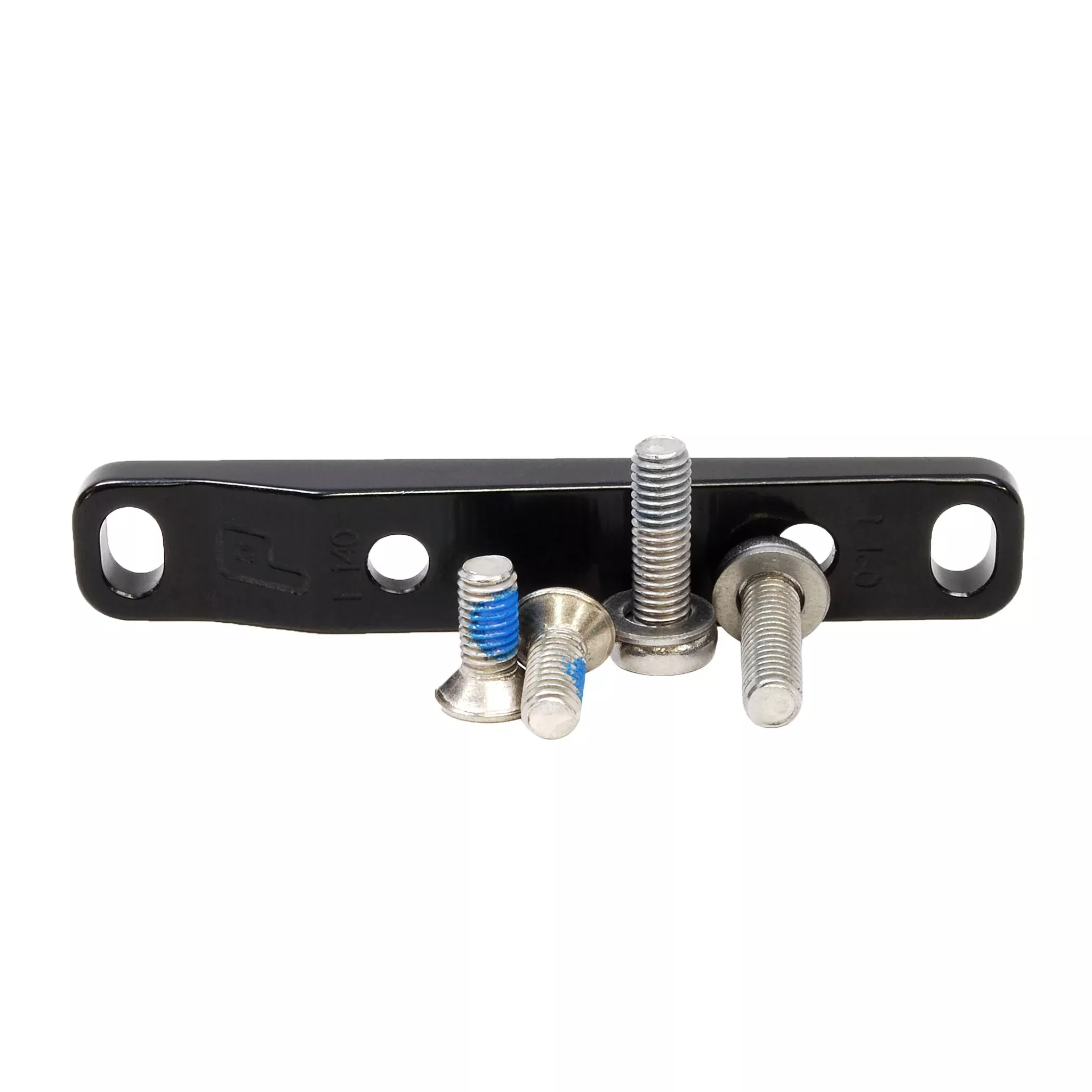 Paul Components Flat Mount Bracket Front 140/160mm w/ Bolts Black