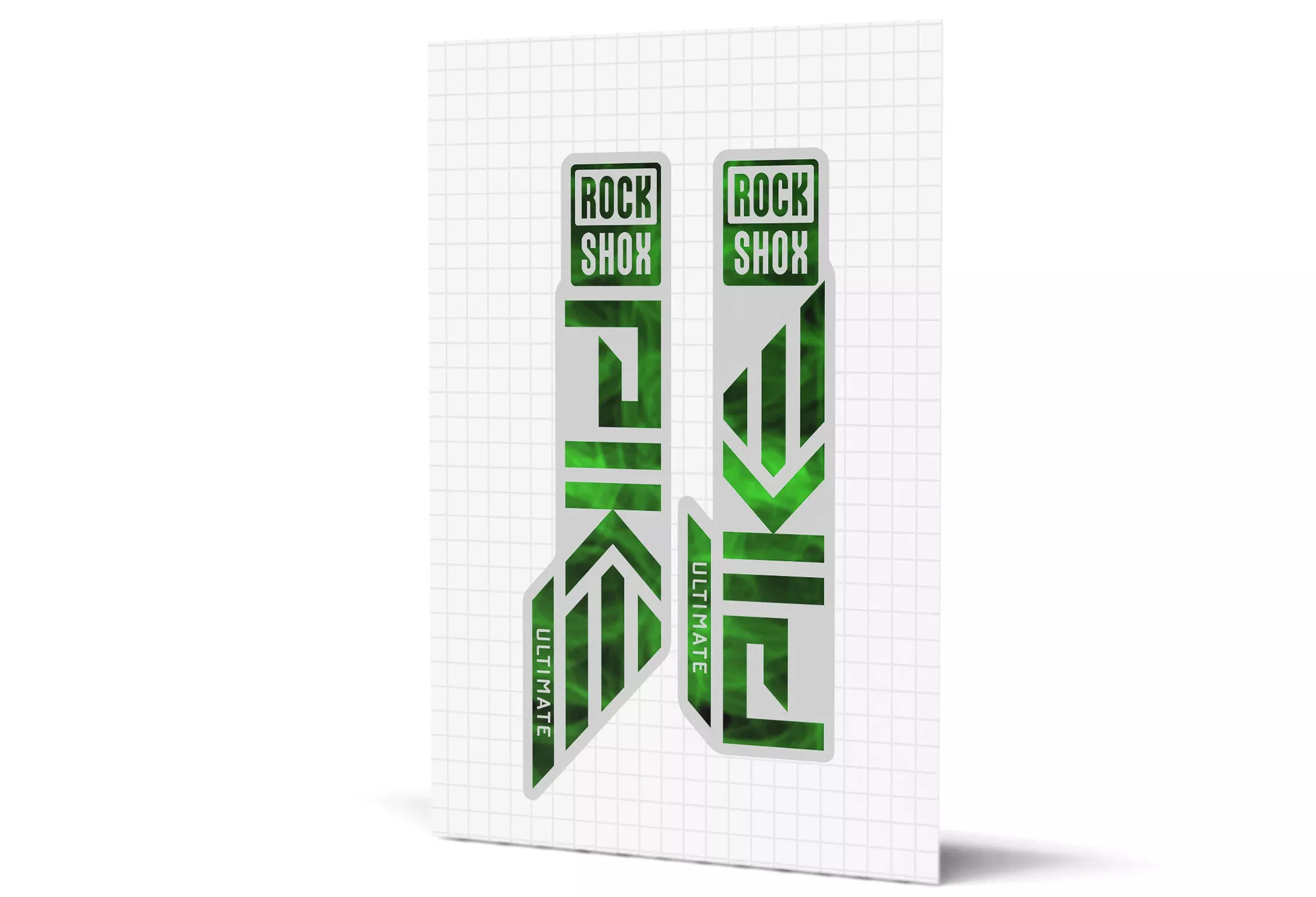 Pike Gloss Decals - Silver Lowers