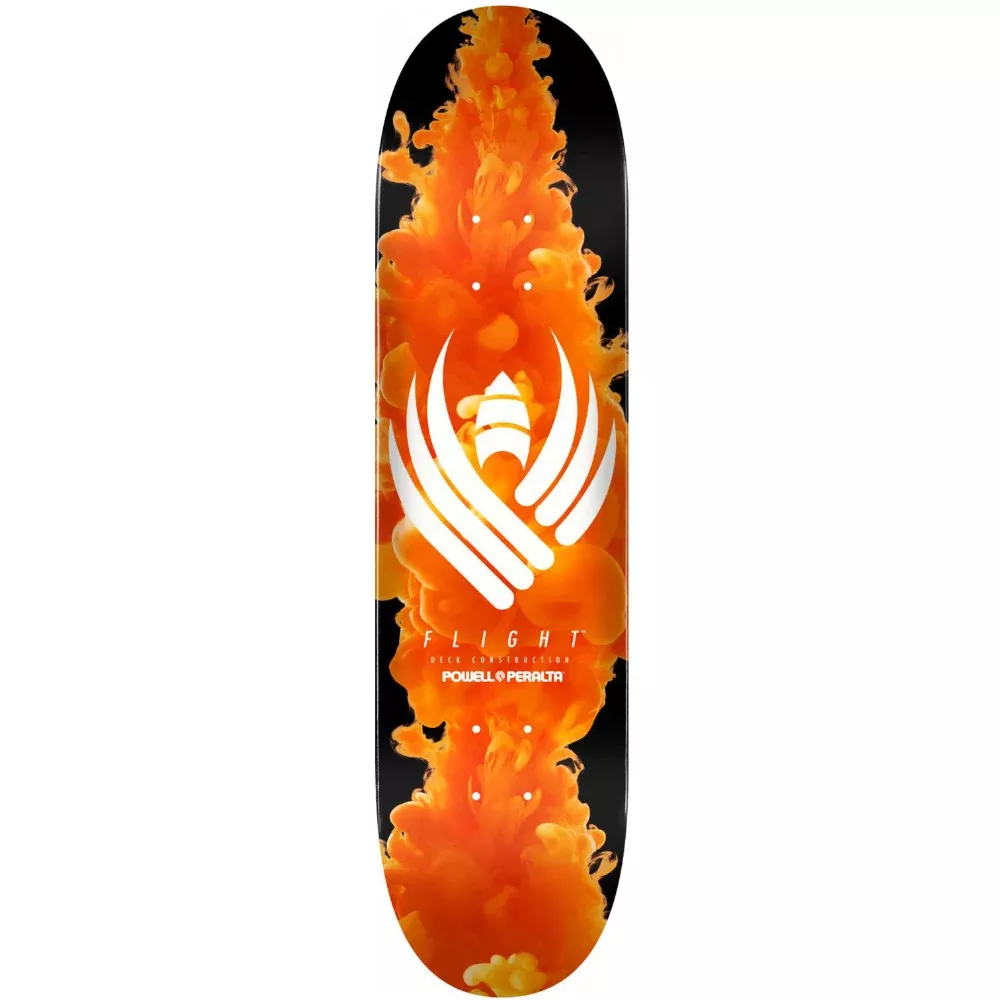 Powell Peralta Flight Color Burst Orange 9.0 - Skateboard Deck