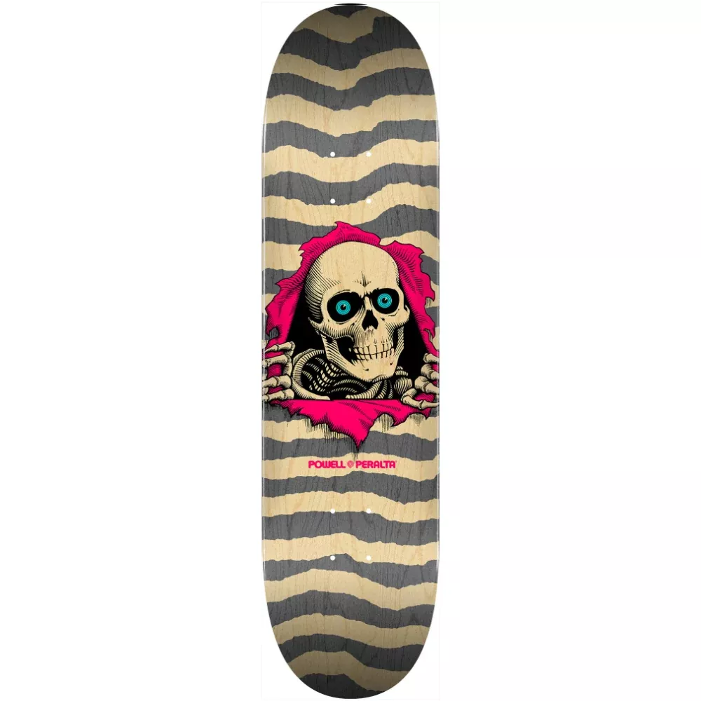 Powell Ripper Grey 8.25 - Skateboard Deck