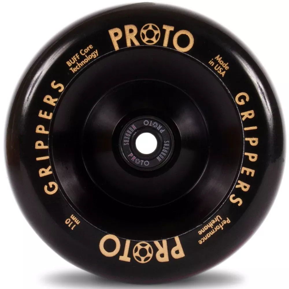 Proto Grippers Full Core Black 110mm - Scooter Wheels