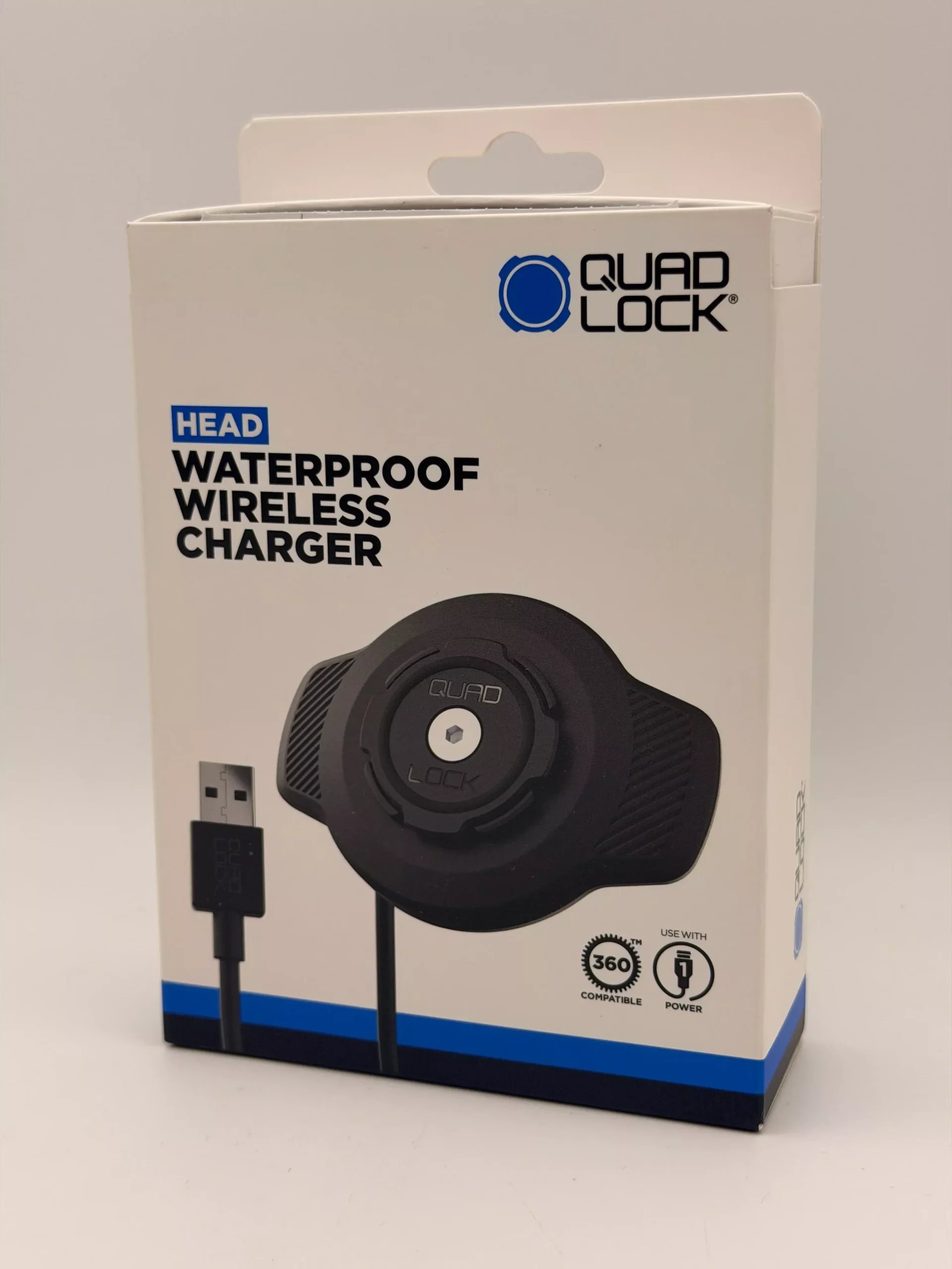 Quad Lock Weatherproof Wireless Charging Head
