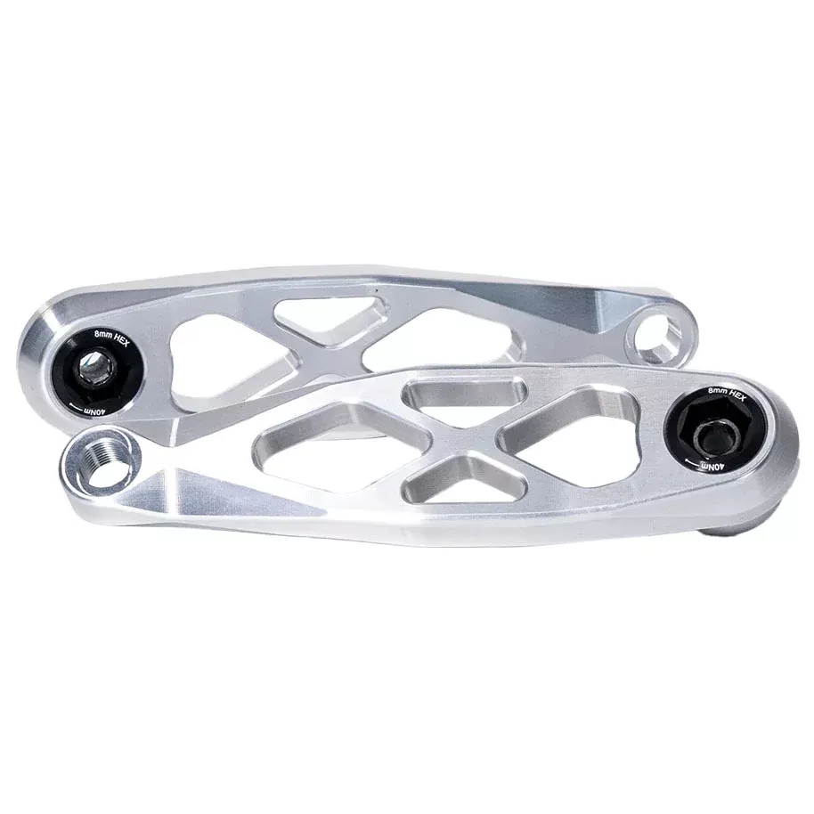 R-Spec Bosch eCranks 160mm- Clear/Raw