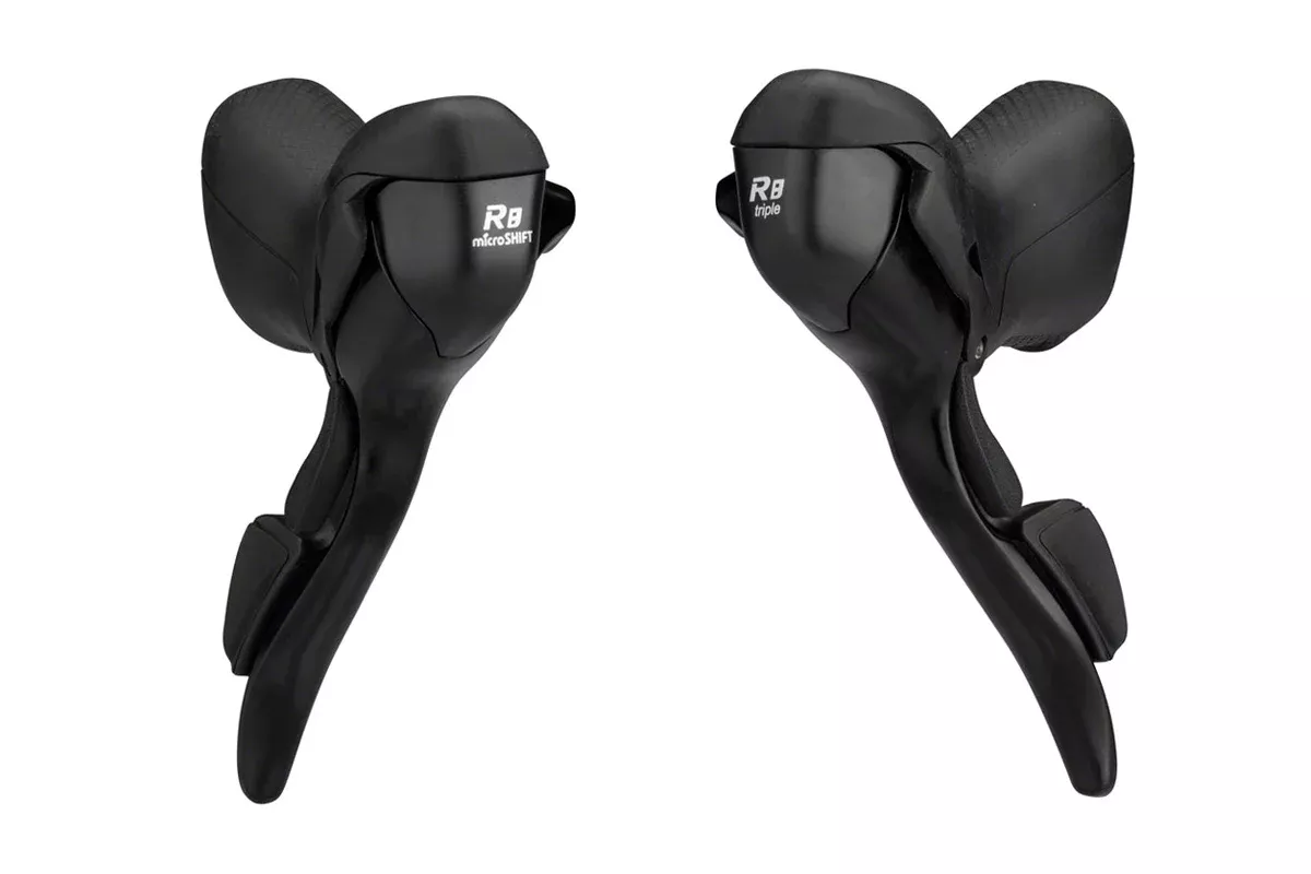 R8 Drop Bar Shift Lever Set - 2x8-Speed Shimano Compatible