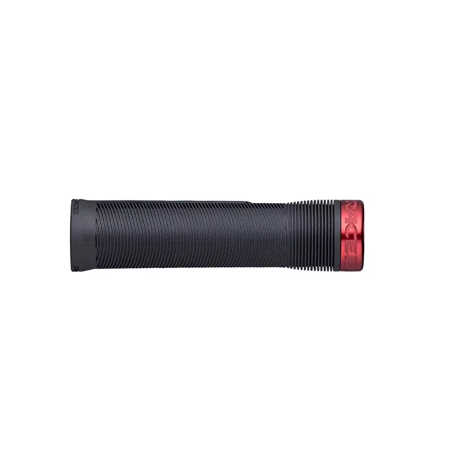 RaceFace Chester Grips - Lock-On Black/Red 34mm