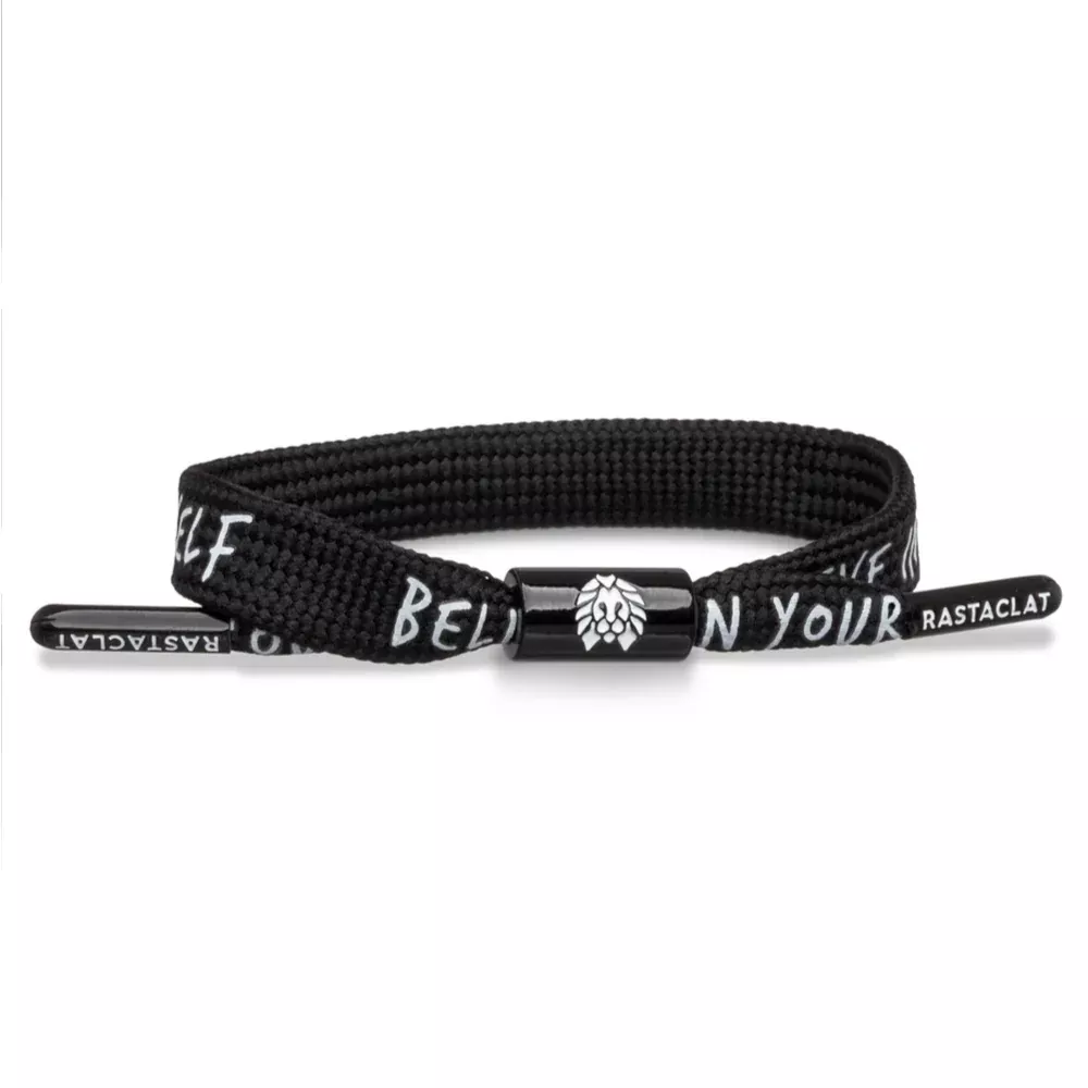 Rastaclat Single Lace Believe Black - Bracelet