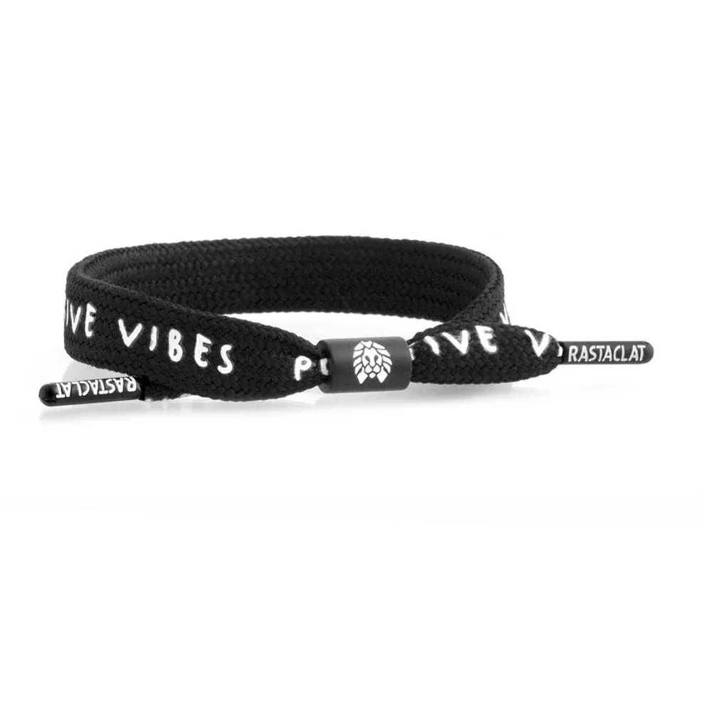 Rastaclat Single Lace Positive Vibes Black - Bracelet