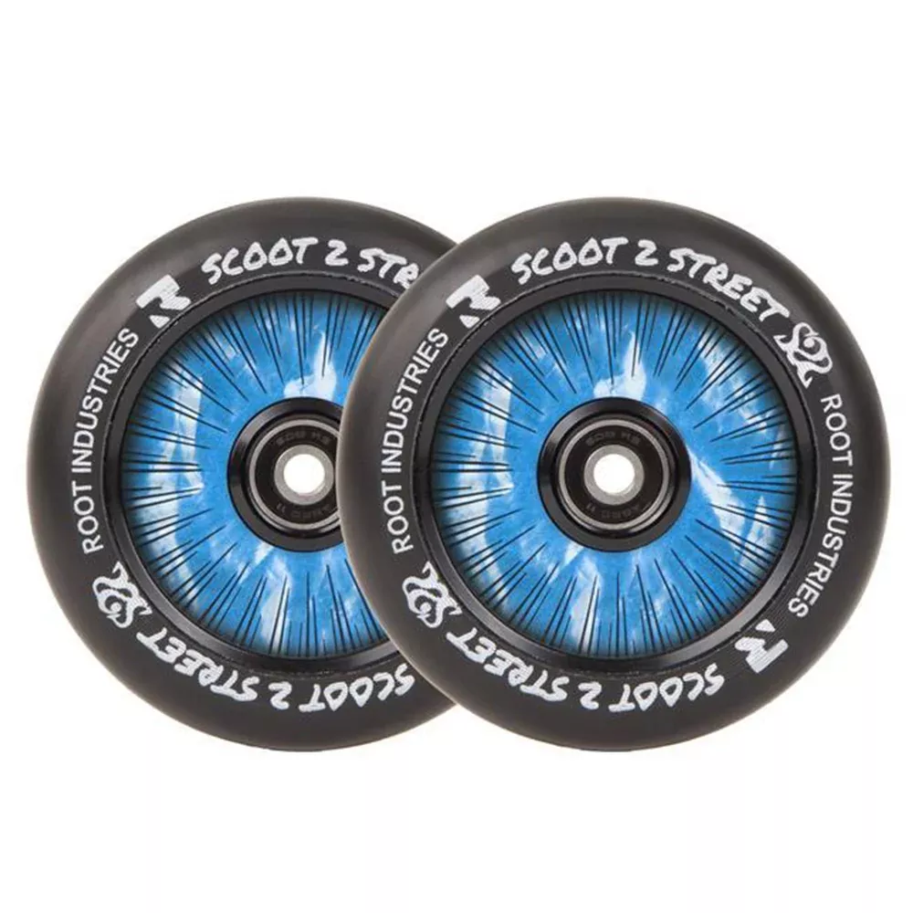 Root Industries AirWheels Design Core 110mm Black Urethane (PAIR) - Scooter Wheels