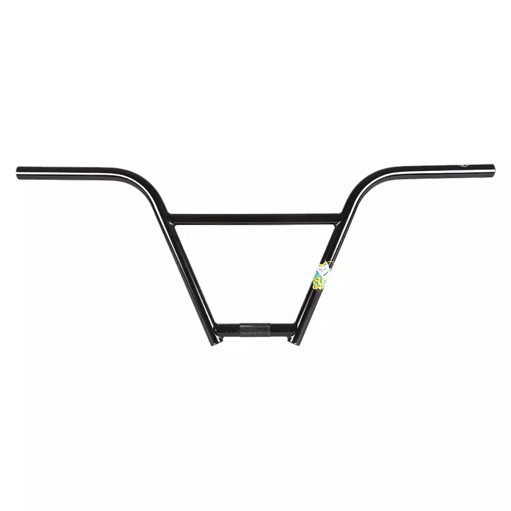 S&M Fu-Bar 4Piece BMX Bars Flat Black 10in