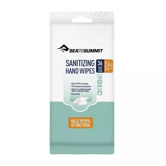 Sea To Summit Sanitising Hand and Surface Wipes - 36 pack