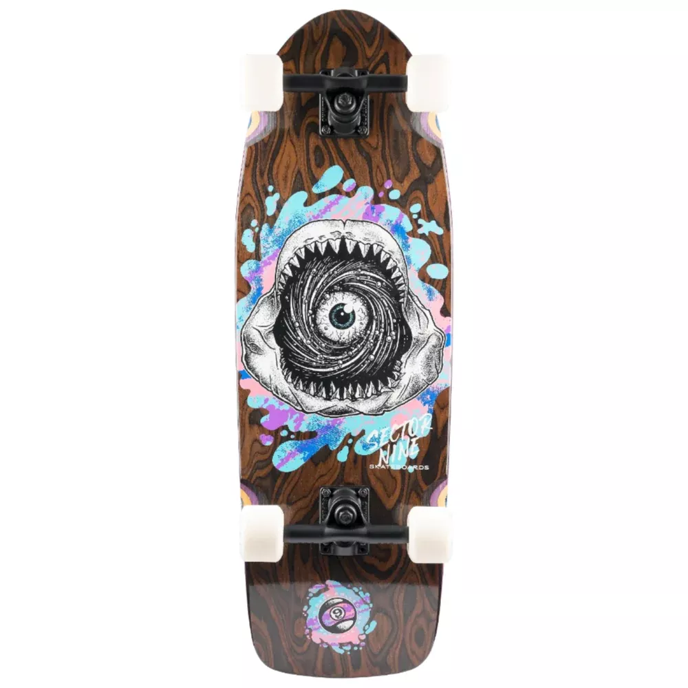 Sector 9 Fat Wave Fossil 30in - Cruiser Complete