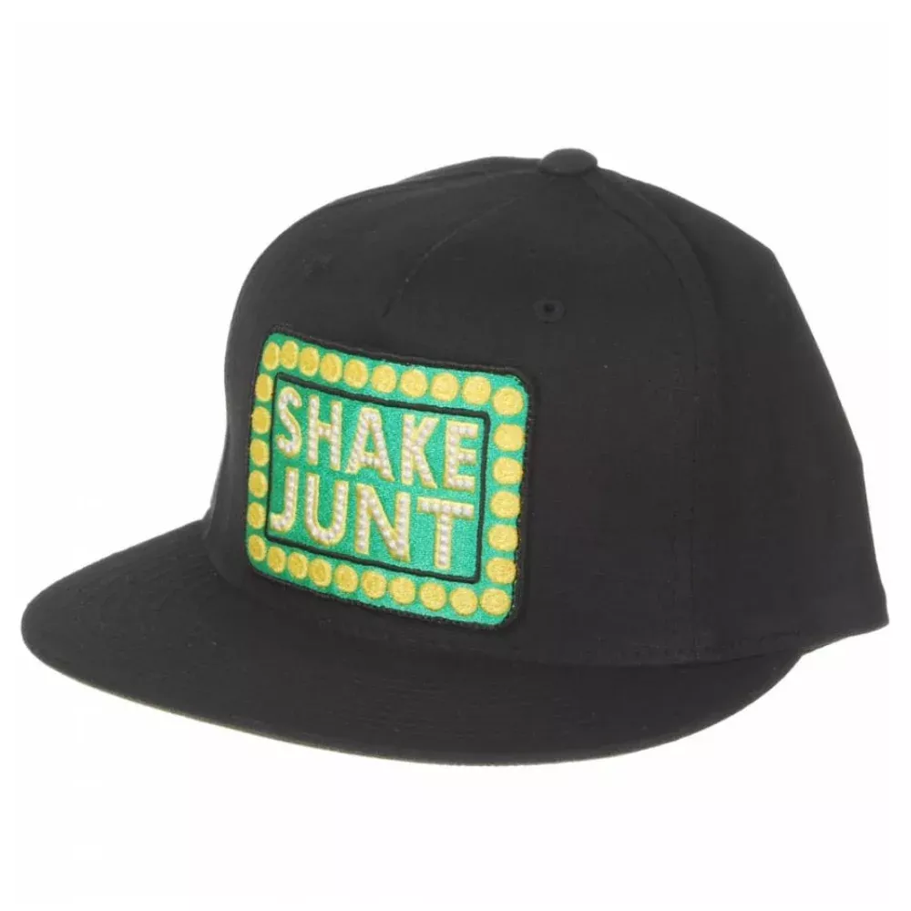 Shake Junt Box Logo Snapback Ripstop Black / Flanel - Caps