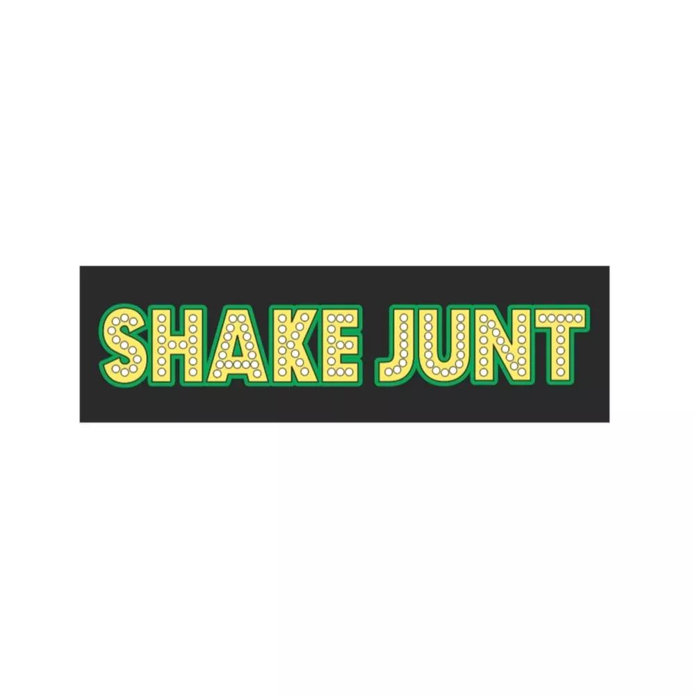 Shake Junt Strech Logo Black - Sticker