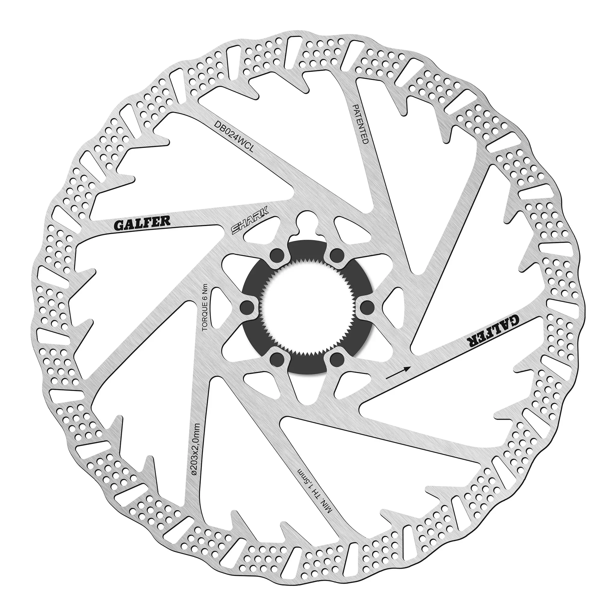 Shark Centre Lock Brake Disc Rotor