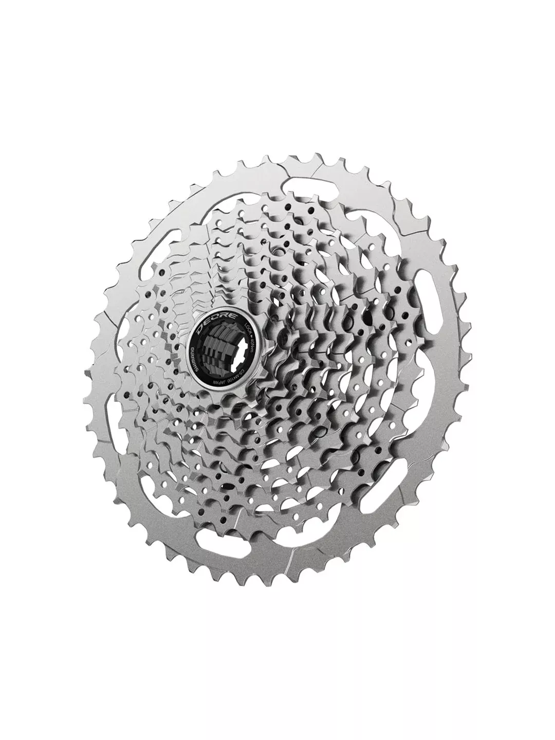 Shimano Deore CS-M4100-10 Cassette - 10-Speed, 11-46t, Silver
