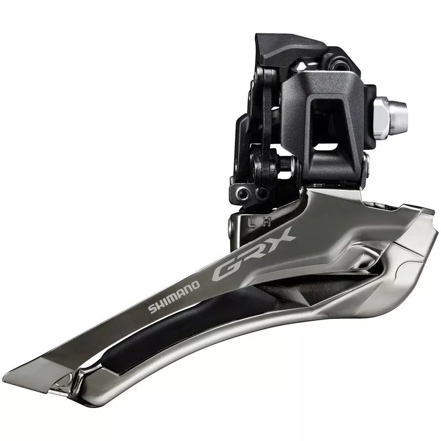 Shimano GRX FD-RX820-F Front Derailleur - 12-Speed Double Braze-On Down Swing Down Pull 48t Max