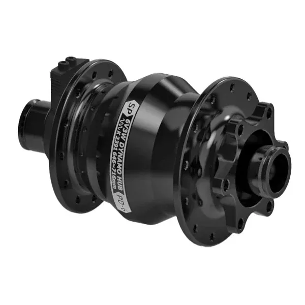 Shutter Precision Dynamo PD-6 IS-Disc Front T-A Front Hub, 15x110mm, 28h - Blk