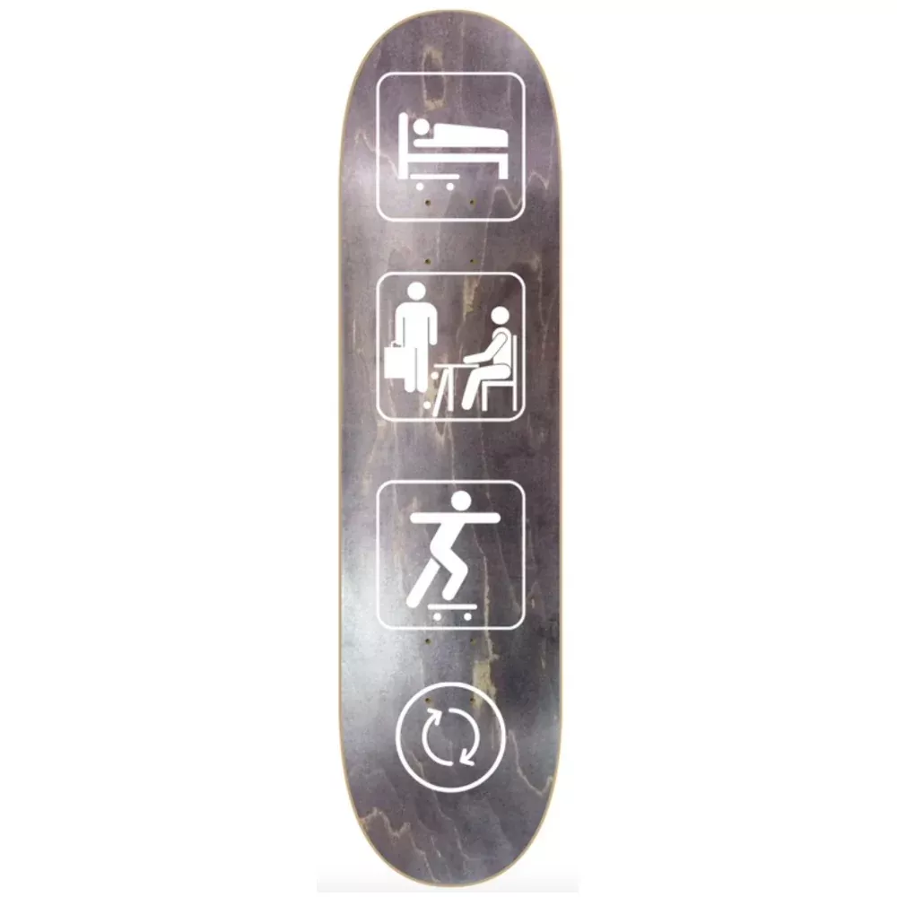 Sleep Work Skate Repeat 8.125 (Slight Warp) - Skateboard Deck