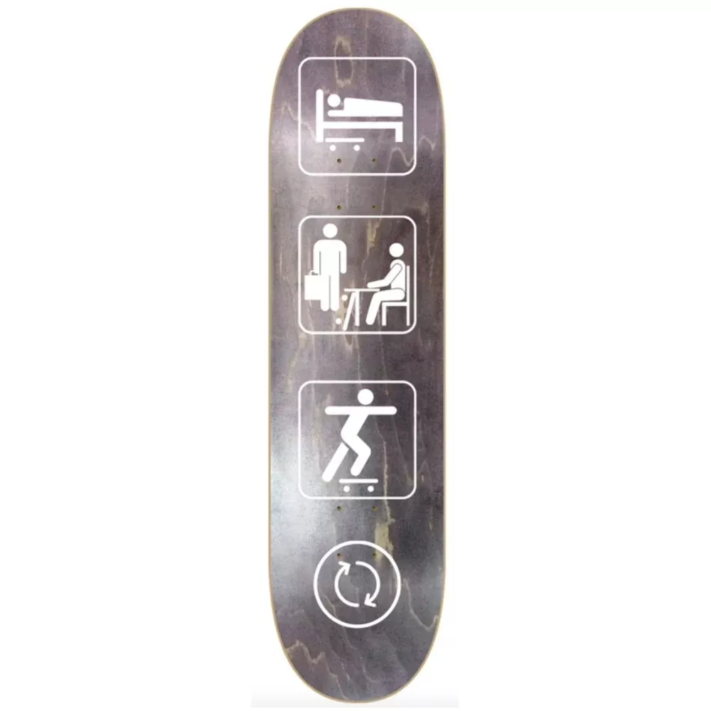 Sleep Work Skate Repeat 8.375 - Skateboard Deck