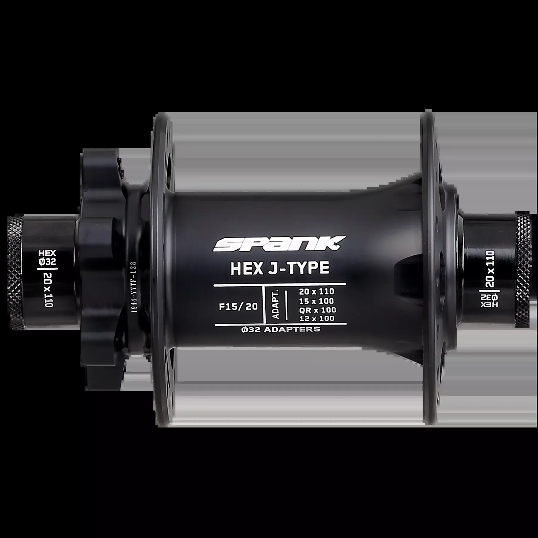 Spank HEX (Non-Boost) 32H Front Hub - 15/100