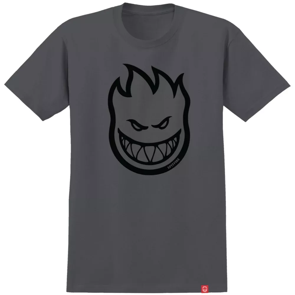 Spitfire Bighead Charcoal / Black T-Shirt