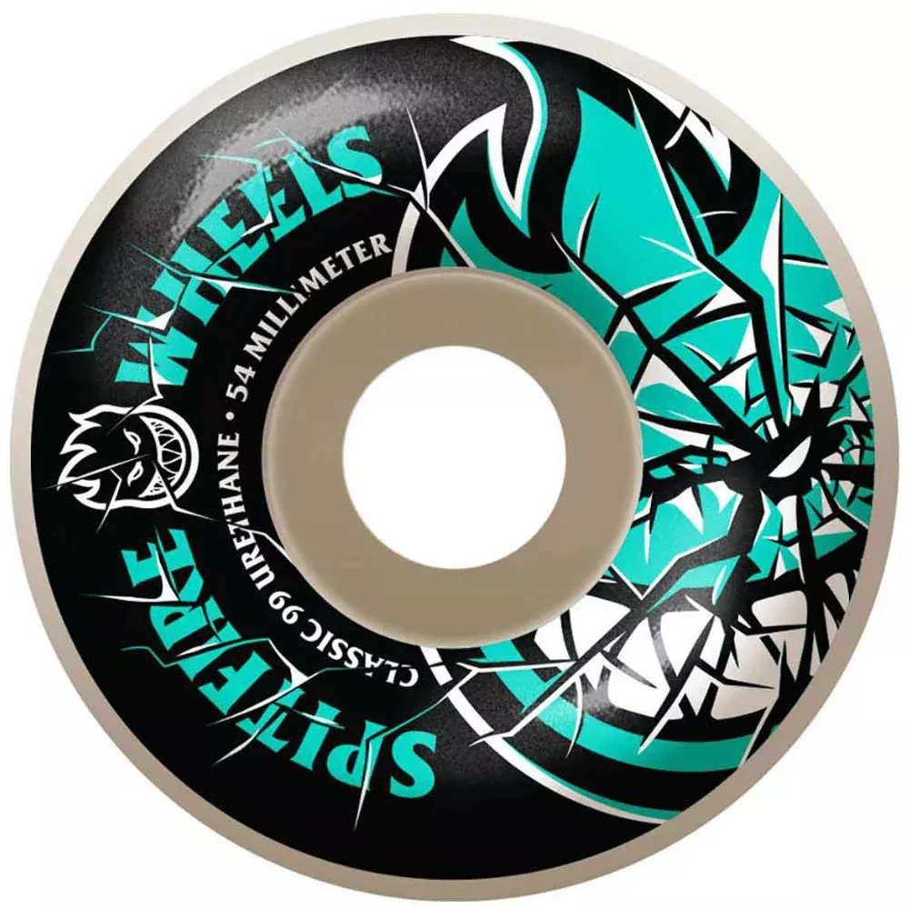 Spitfire Classic Shattered Bighead White 54mm - Skateboard Wheels