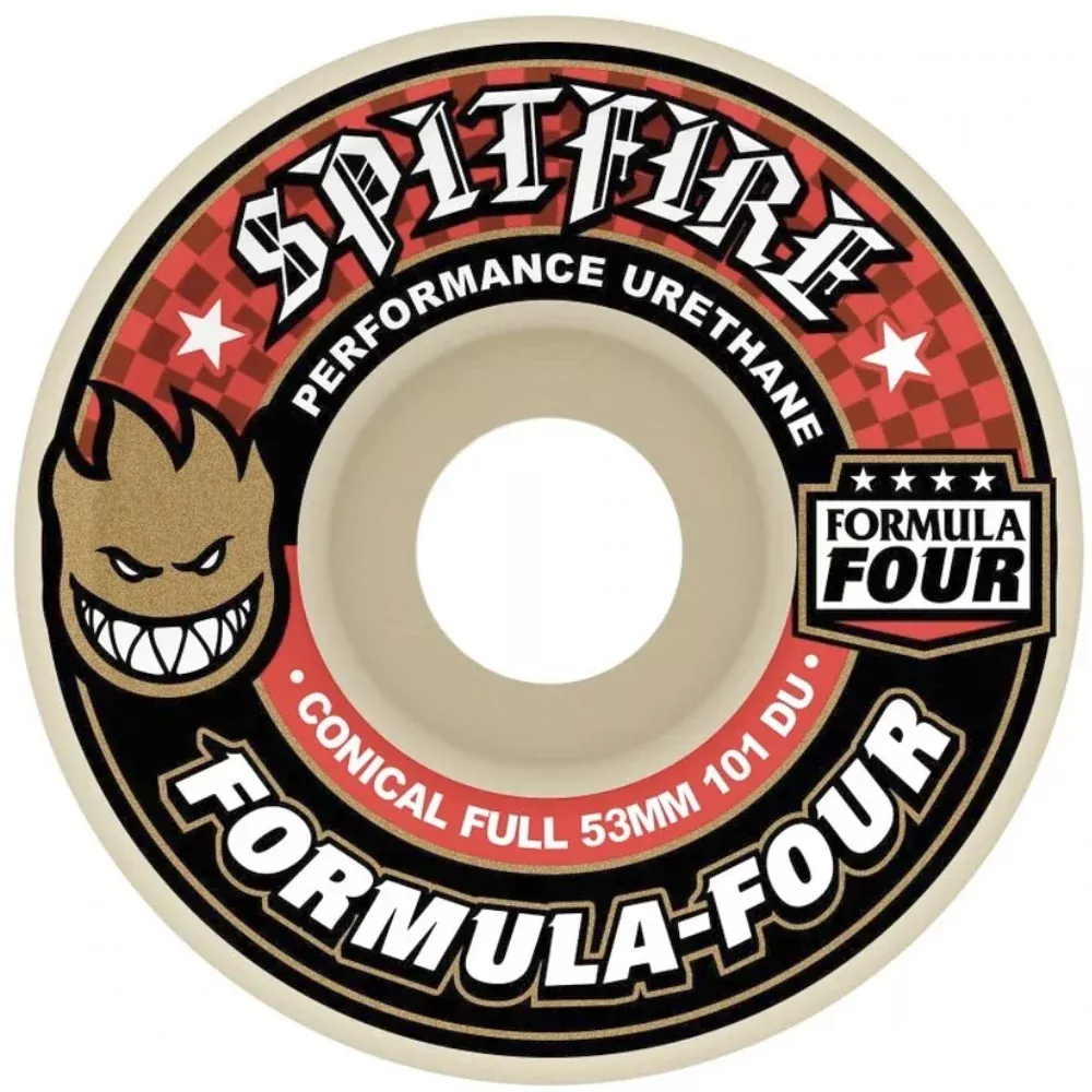 Spitfire Conical Full Formula Four 101D 53mm - Skateboard Wheels