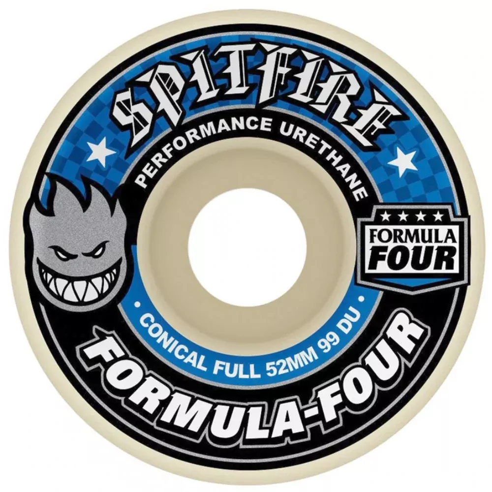 Spitfire Conical Full Formula Four 99D 52mm - Skateboard Wheels