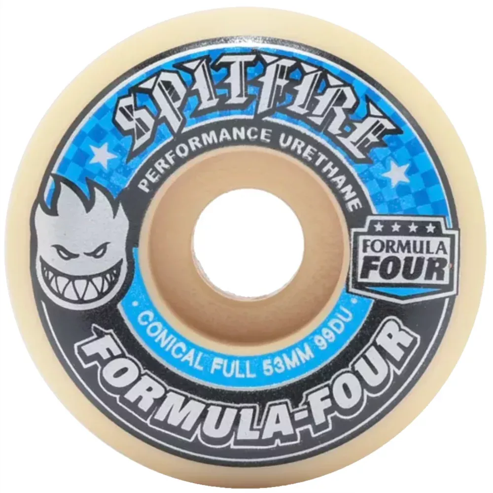 Spitfire Conical Full Formula Four 99D 54mm - Skateboard Wheels