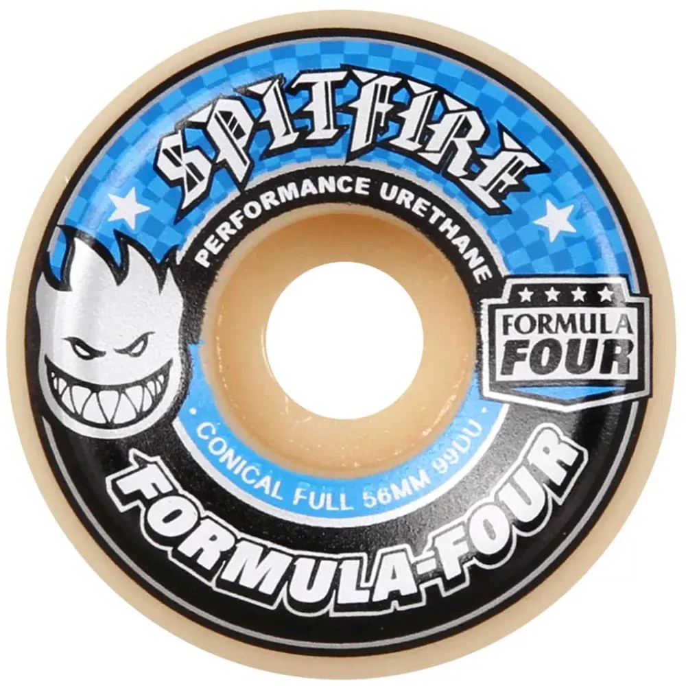 Spitfire Conical Full Formula Four 99D 56mm - Skateboard Wheels