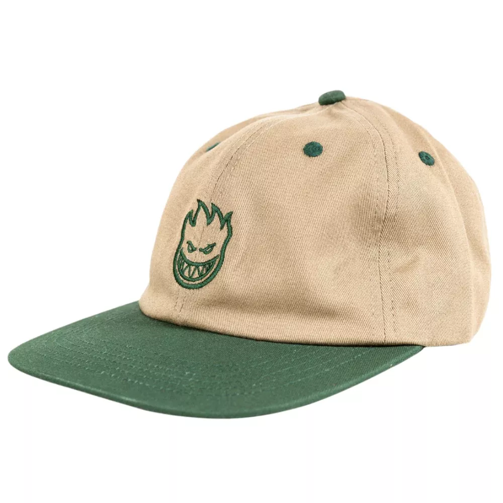 Spitfire Lil Bighead Strapback Tan / Dark Green