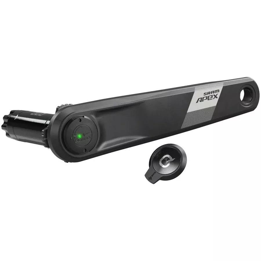 SRAM Apex AXS Wide Left Crank Arm Power Meter Spindle Assembly - DUB Spindle Interface Black