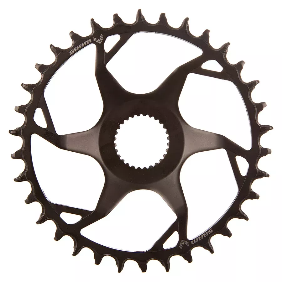 SRAM Bosch DU38 T-Type Chainring Teeth: 34 Speed: 12 BCD: Direct Mount Bosch DU38 Black