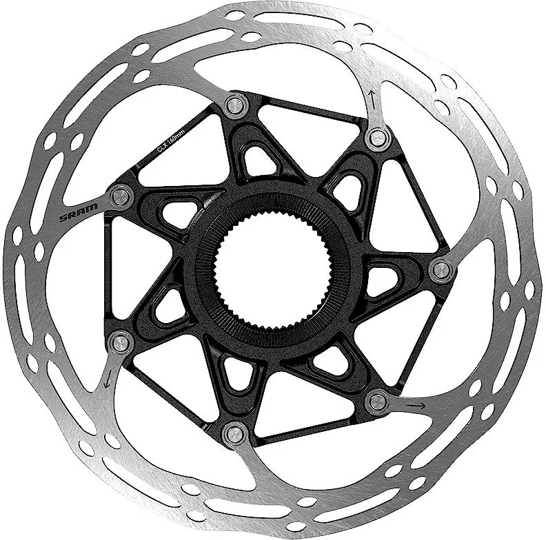 Sram Centerline X 2-Piece Disc Rotor 140mm Silver Rotor