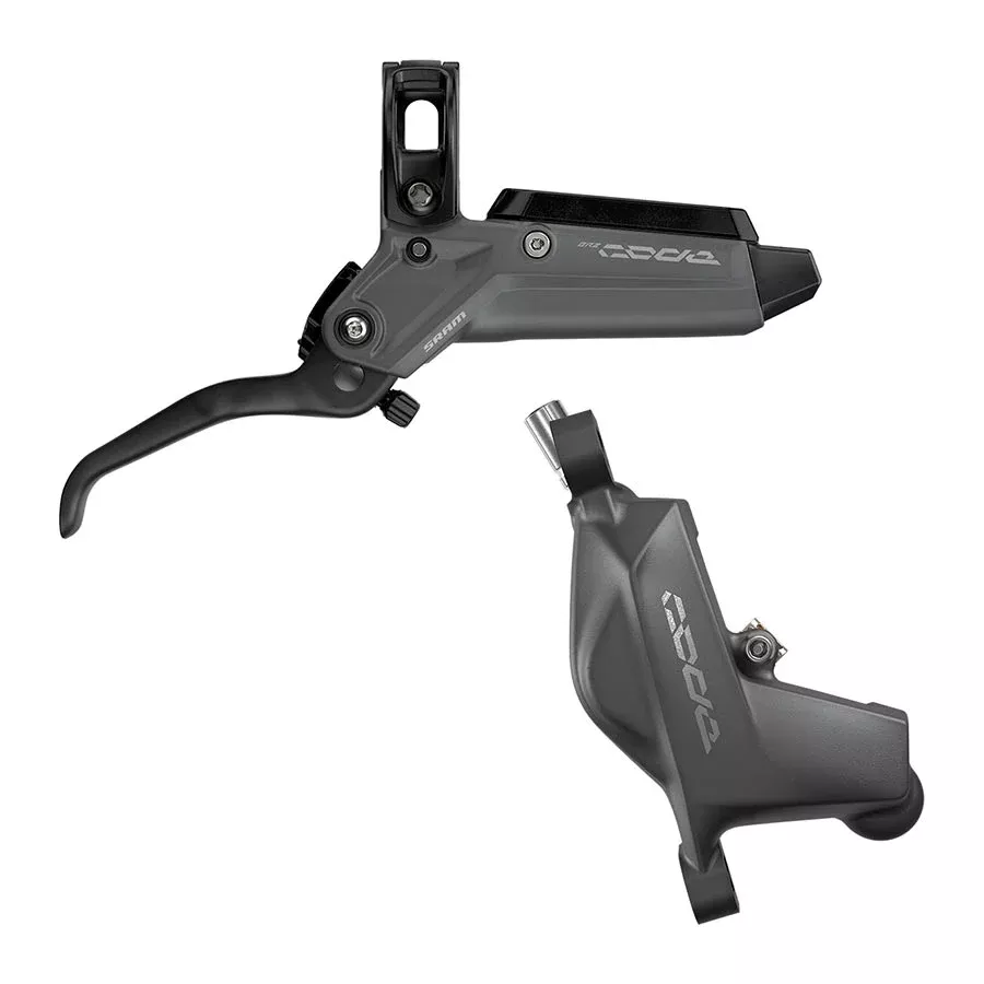 SRAM Code Bronze Stealth Disc Brake Lever - Rear Post Mount 4-Piston Aluminum Lever SS Hardware Dark Polar C1