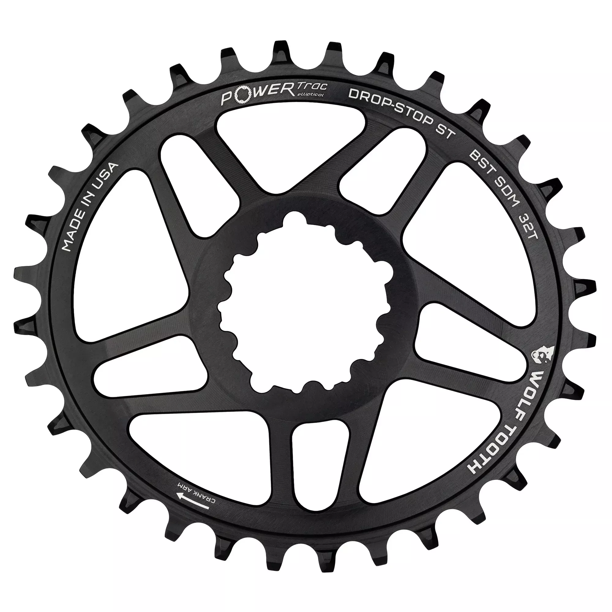 SRAM Direct Mount 32T Dropstop ST Boost Elliptical Chainring