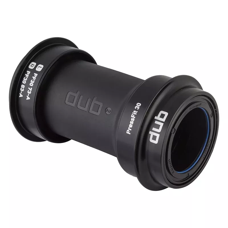 SRAM DUB PressFit30 Bottom Bracket - PF30A 73mm Road Black
